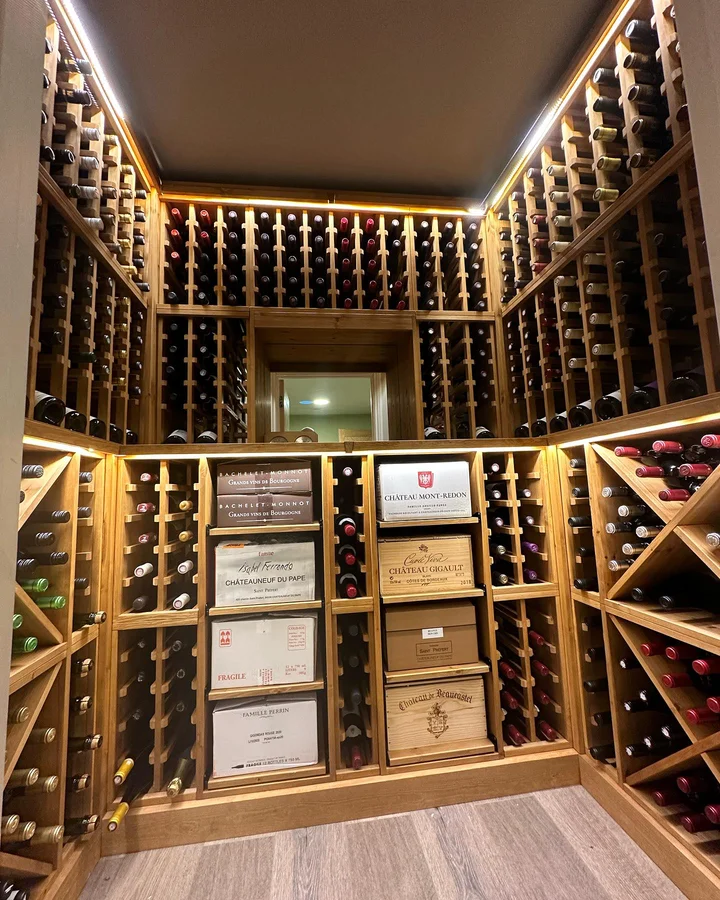 AK Electrical - Bespoke LED Lighting Whitehaven Cumbria - Wine Room LED First Fix Electrical - Ceiling light fitting - Market Drayton, Stoke, Telford, Shrewsbury, Shropshire
